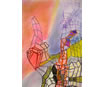 Untitled - Pastel e Caneta sobre papel - 63x43cm - 2009